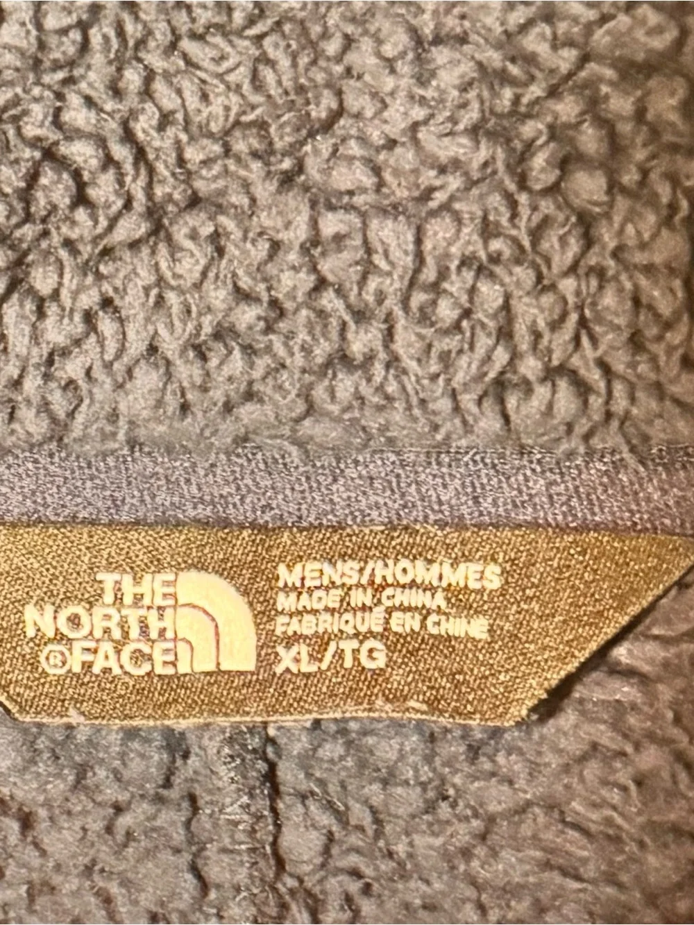 The North Face Mens Navy Fleece Full-Zip Jacket. XL.